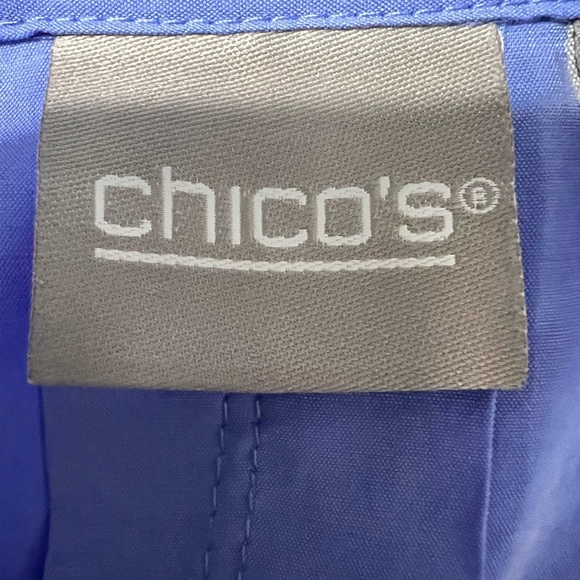 Chico’s Blue Button-Up Shirt - Picture 7 of 13